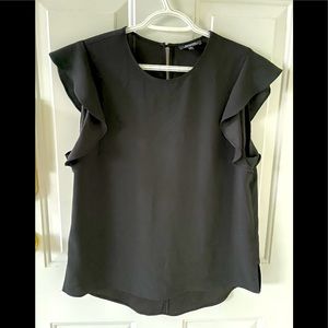 Babaton flutter sleeve top